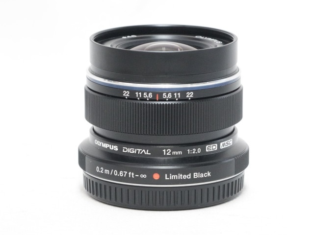 【美品】 M.ZUIKO DIGITAL ED 12mm f2.0