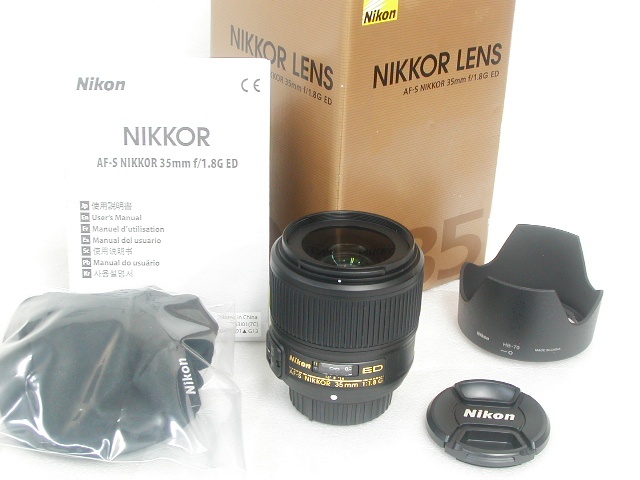 【美品】 AF-S NIKKOR 35mm f/1.8G ED
