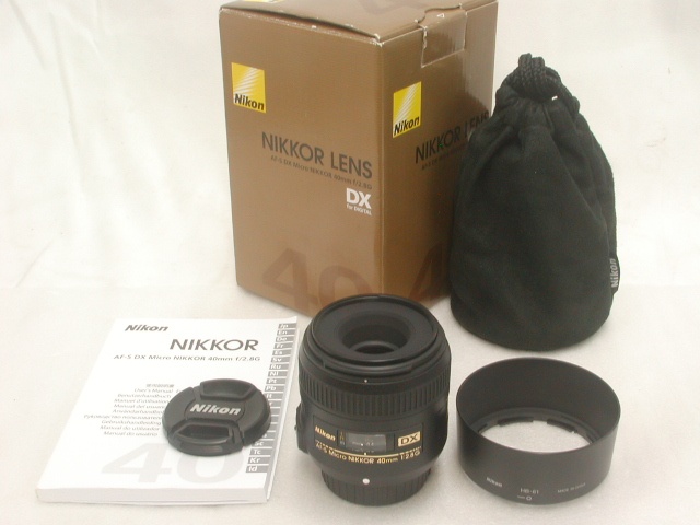 【美品】 AF-S Micro NIKKOR DX 40mm f/2.8G
