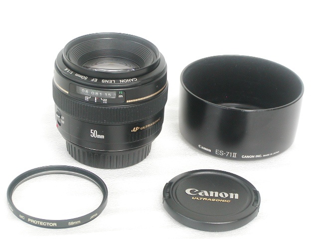 EF 50mm 1:1.4 USM w/ES-71 II