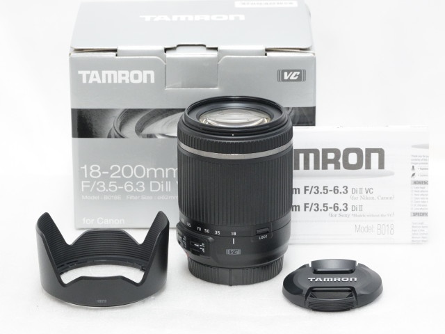 18-200mm F3.5-6.3 Di II VC ”Model B018E” (for Canon EF )