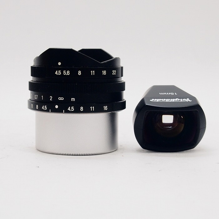 フォクトレンダー スーパーワイドヘリアー 15/4.5 ブラック (L39)+ファインダー