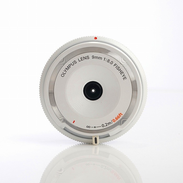 オリンパス ボディキャップレンズ 9mm/8(BCL-0980) ホワイト