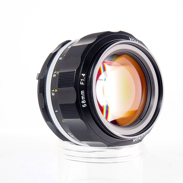 フォクトレンダー  ノクトン 58/F1.4 SL2S ブラツクリム ニコン用