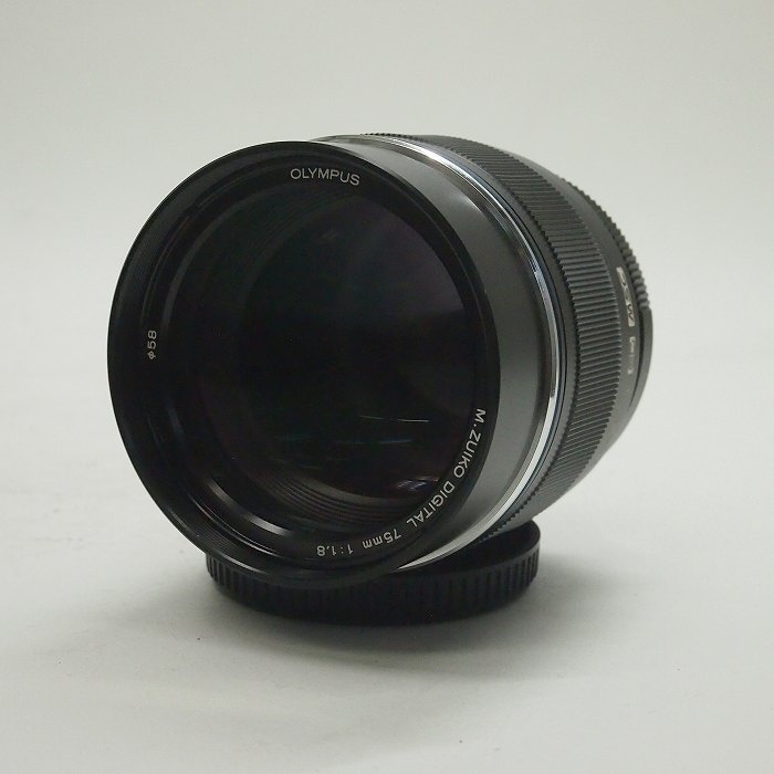 オリンパス Mズイコーデジタル ED75/1.8 ブラック