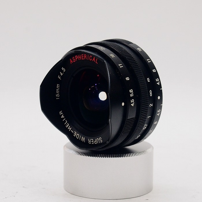 フォクトレンダー スーパーワイドヘリアー 15/4.5 ブラック (L39)+ファインダー