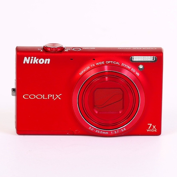 ニコン COOLPIX S6100 レツド