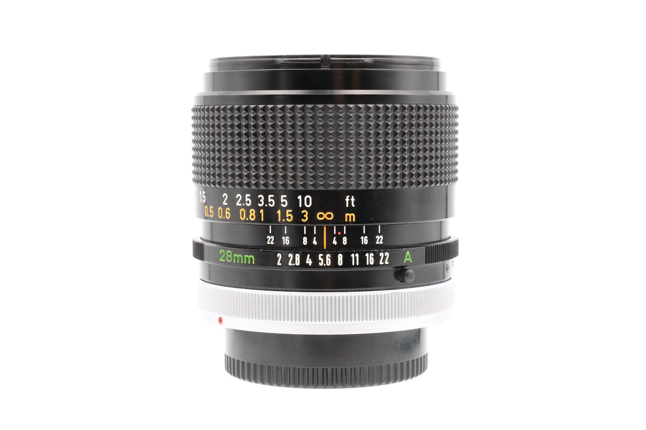 CANON LENS FD 28mm F2 S.S.C. FDマウント