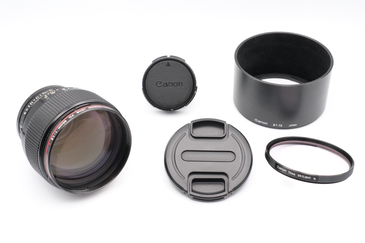 CANON LENS NEW FD 85mm F1.2 L FDマウント