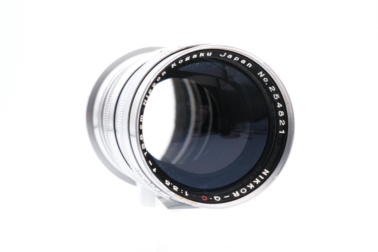 NIKKOR-Q.C 13.5cm F3.5 Cマーク 旧コンタックスマウント