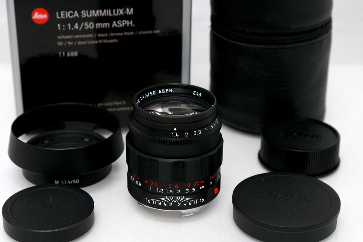 SUMMILUX-M 50mm f/1.4 ASPH ブラッククローム 11688 CA01-M3573-3W4