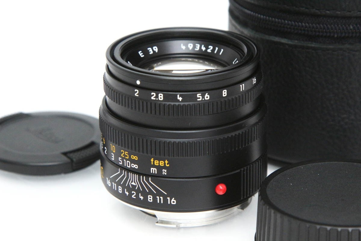 Leica ズミクロン M50mm F2.0 レンズフード組込 (6bit) ブラック CA01-R3610-2M3A