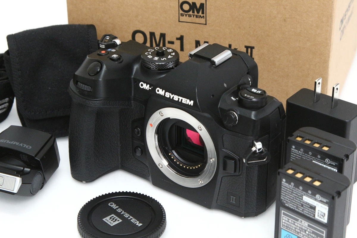OM SYSTEM OM-1 Mark II ボディ(純正予備バッテリー/センサー清掃済) CA01-R3725-2P4