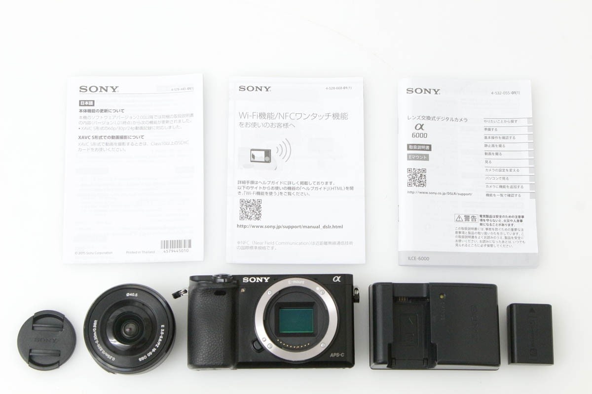 α6000 ILCE-6000L パワーズームレンズキット ブラック CA01-R1497-3Y2B