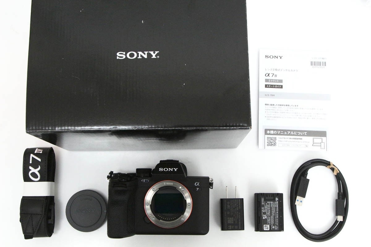 α7 IV ILCE-7M4 ボディ(センサー清掃済み) CA01-R3673-2P5