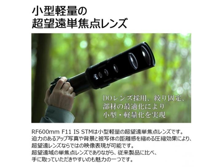 RFレンズ RF600mm F11 IS STM 新品