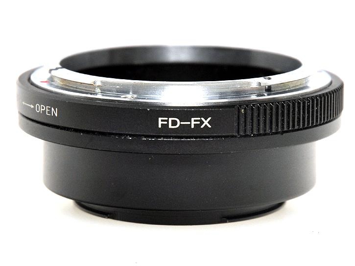 キヤノンFDレンズ→フジXマウントボディカメラアダプター