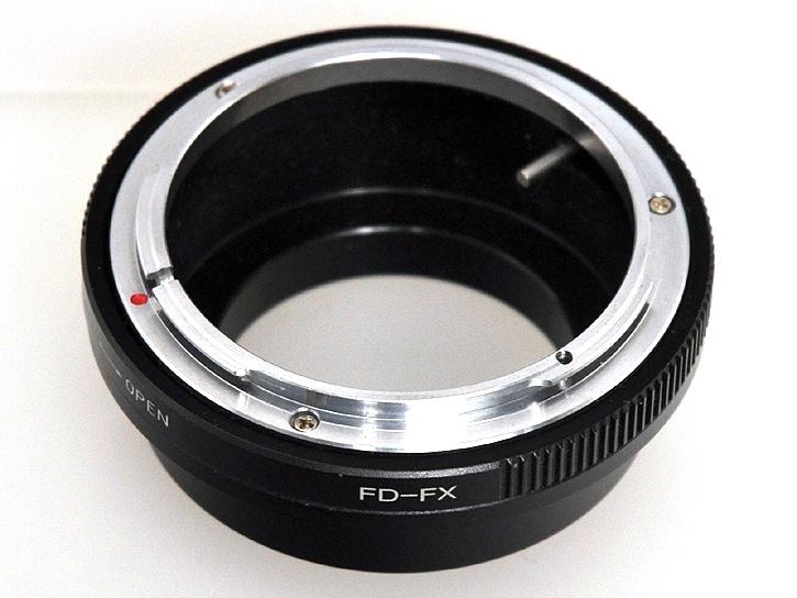 キヤノンFDレンズ→フジXマウントボディカメラアダプター