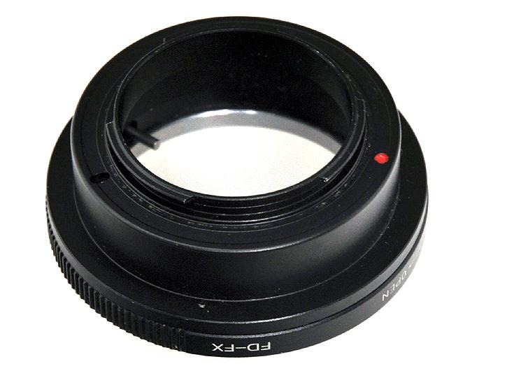 キヤノンFDレンズ→フジXマウントボディカメラアダプター