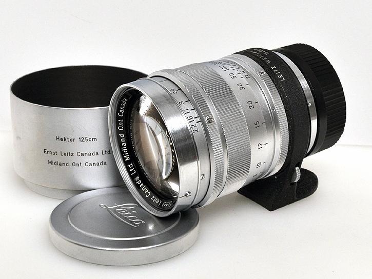 ヘクトール12.5cm F2.5(Hektor 125mm f2.5)カナダ Mマウントアダプター付