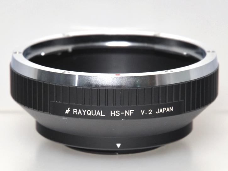 RAYQUAL マウントアダプター HS-NF v.2 (HASSEL V-レンズ→ニコンFマウントボディ)