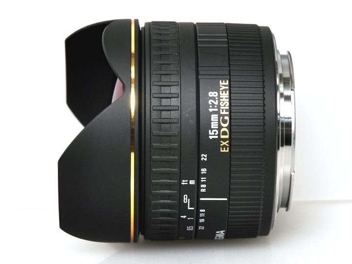 15mm F2.8 EX DG DIAGONAL FISHEYE キヤノン EFマウント