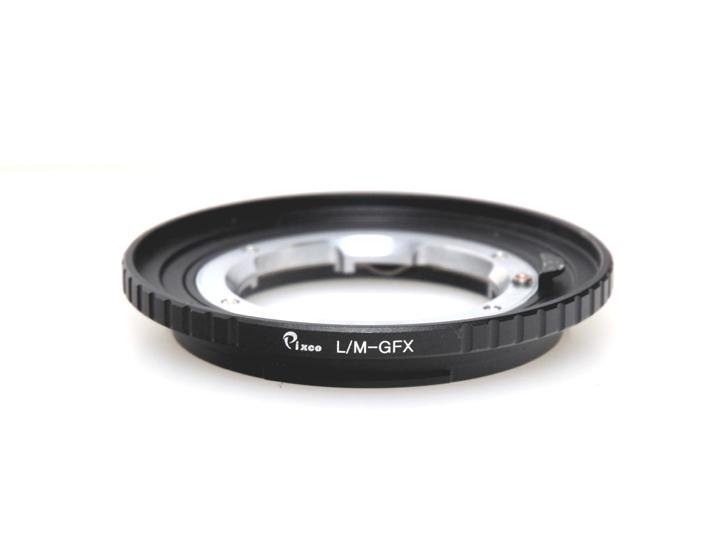 バシュポ Pixco マウントアダプター Leica Mレンズ- Fujifilm G-Mount GFXマウントカメラ対応 LM-GFX