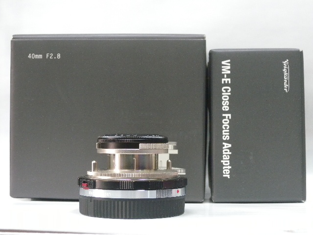 ヘリアー40mmF2.8 VM-Eクローズフォーカスアダプターセット