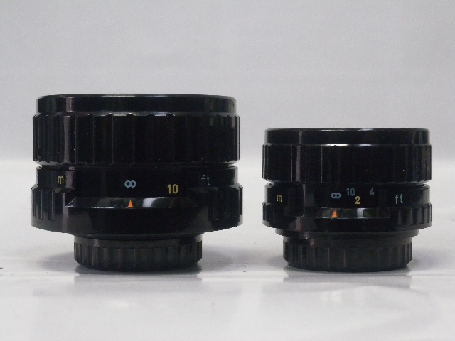 ペンタ110 18mmF2,8・50mmF2.8セット