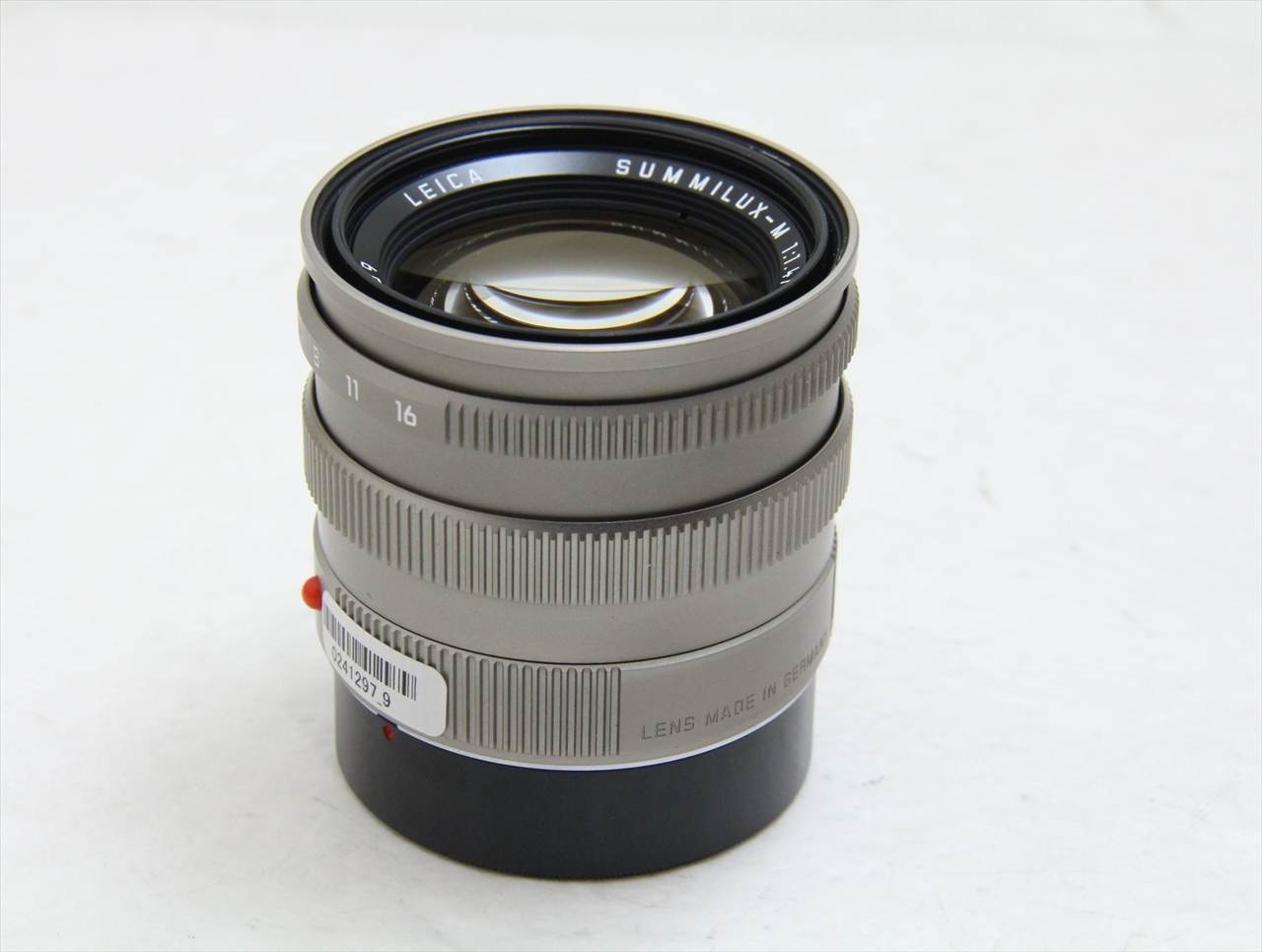 【中古】 ライカ(leica) ズミルックス 50mm F1.4 チタン フード組込