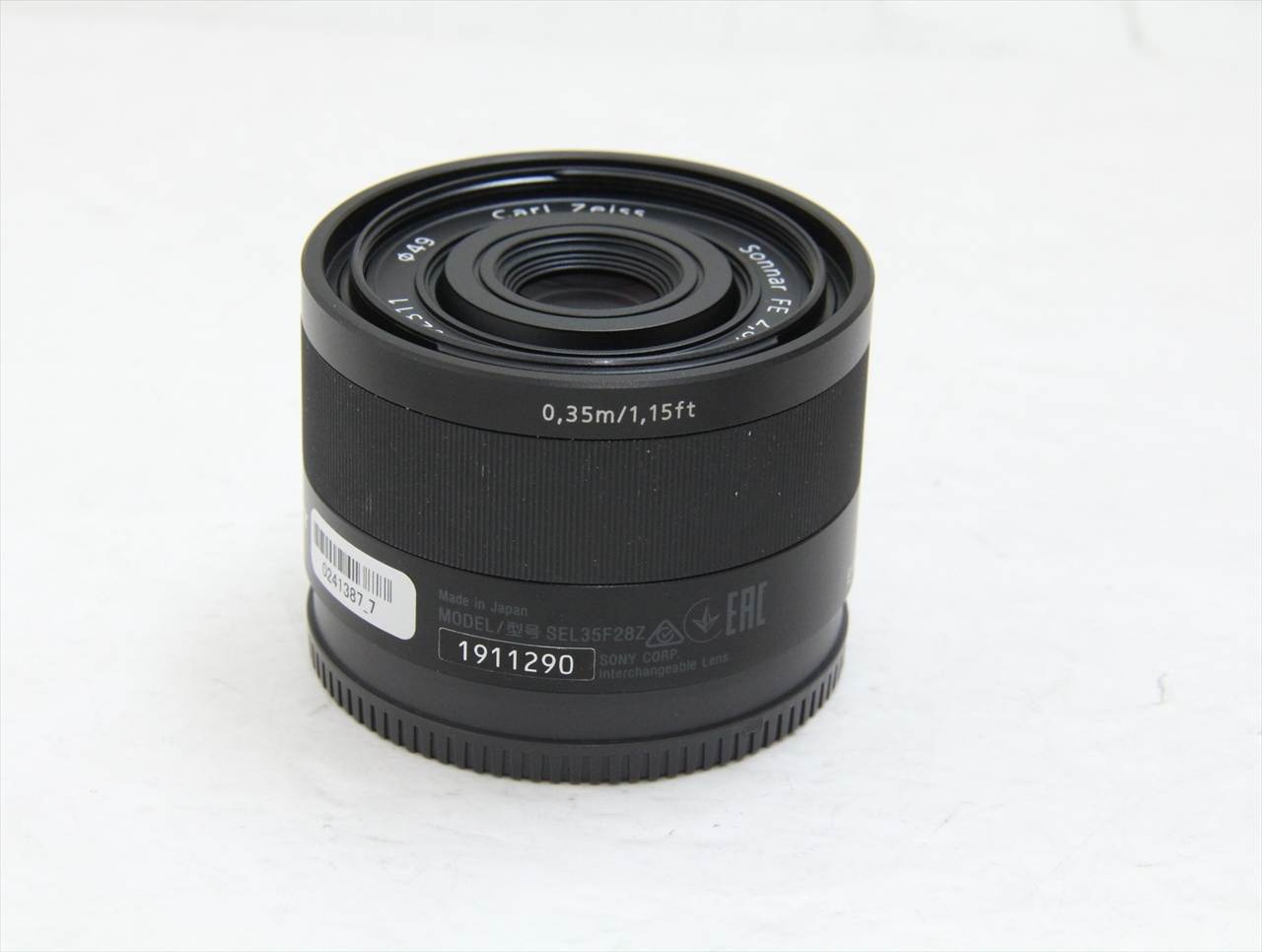 【中古】 ソニー(sony) Sonnar T* FE 35mm F2.8 ZA SEL35F28Z