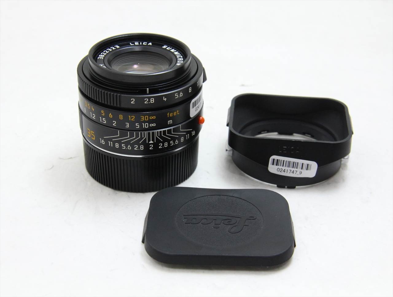 【中古】 ライカ(leica) ズミクロンM 35mm F2 ASPH ブラック