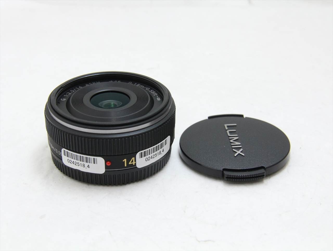 【中古】 パナソニック(panasonic) LUMIX G 14mm/F2.5 ASPH. H-H014