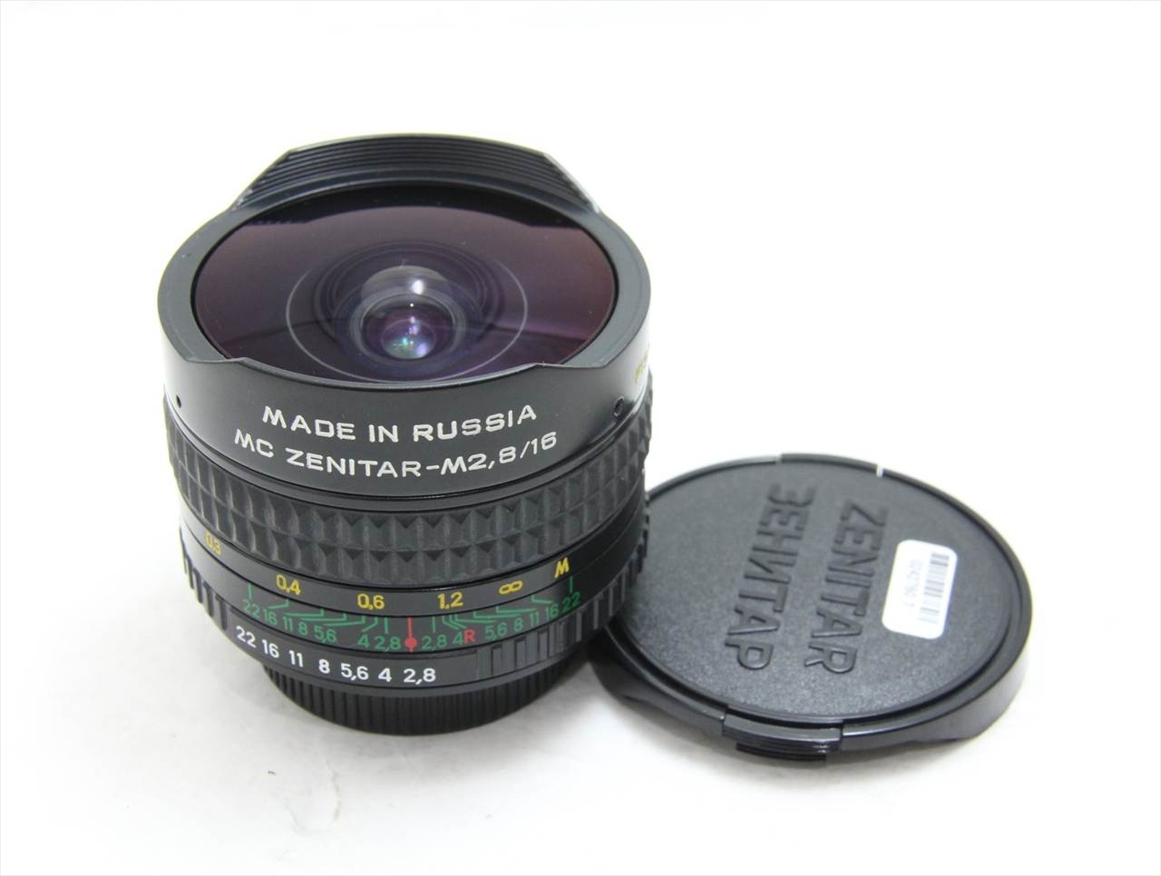 【中古】 ロシア製USSR(ussr) MC ZENITAR 16mm F2.8 FISH-EYE M42