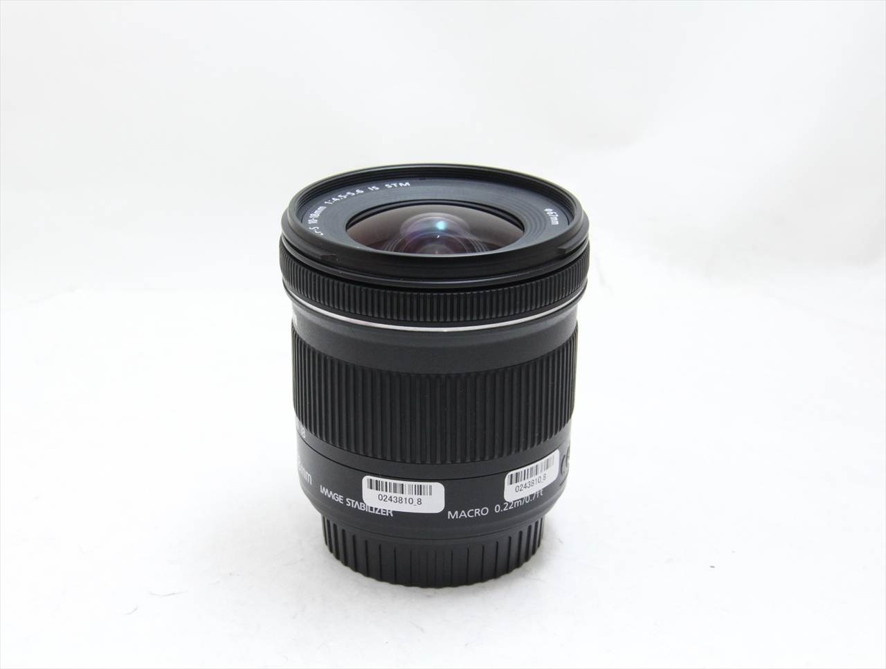 【中古】 キヤノン(canon) EF-S10-18mm F4.5-5.6 IS STM