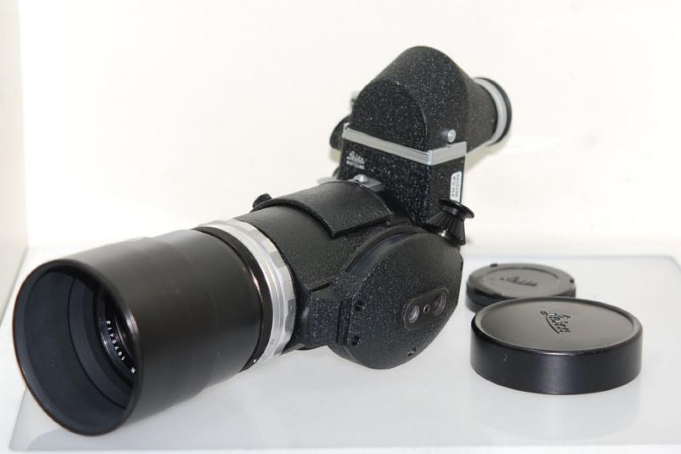 ライカ ビゾフレックス用 テリート 200mm F4 【迅速焦点移動装置FOCORAPID、ビゾフレックスII型ミラーボックス付】