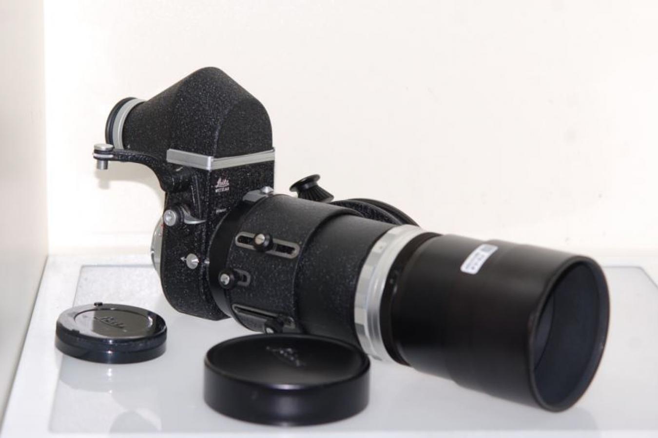 ライカ ビゾフレックス用 テリート 200mm F4 【迅速焦点移動装置FOCORAPID、ビゾフレックスII型ミラーボックス付】