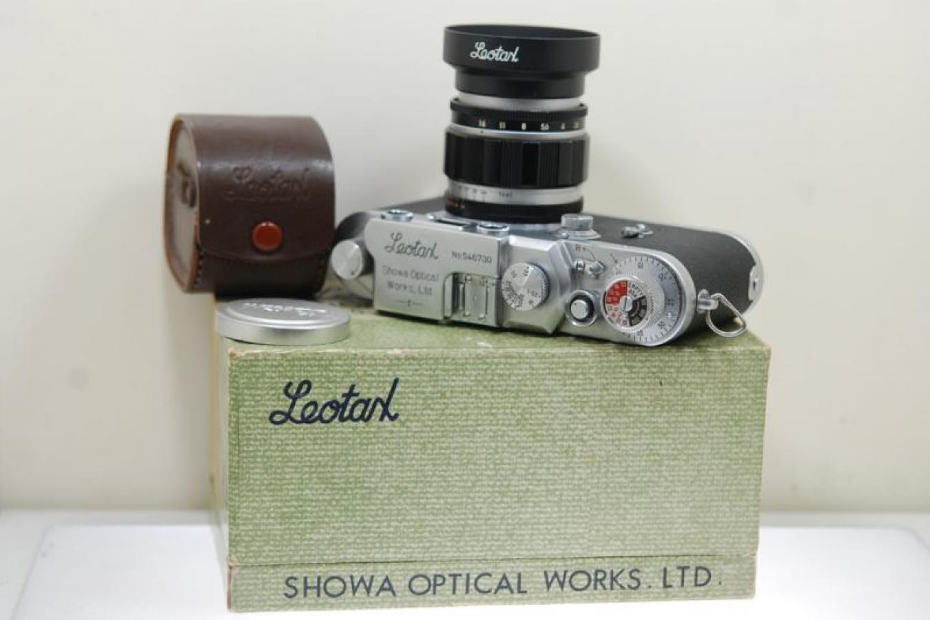 レオタックス F トプコールS 5cm F2付 【純正フード、元箱付】