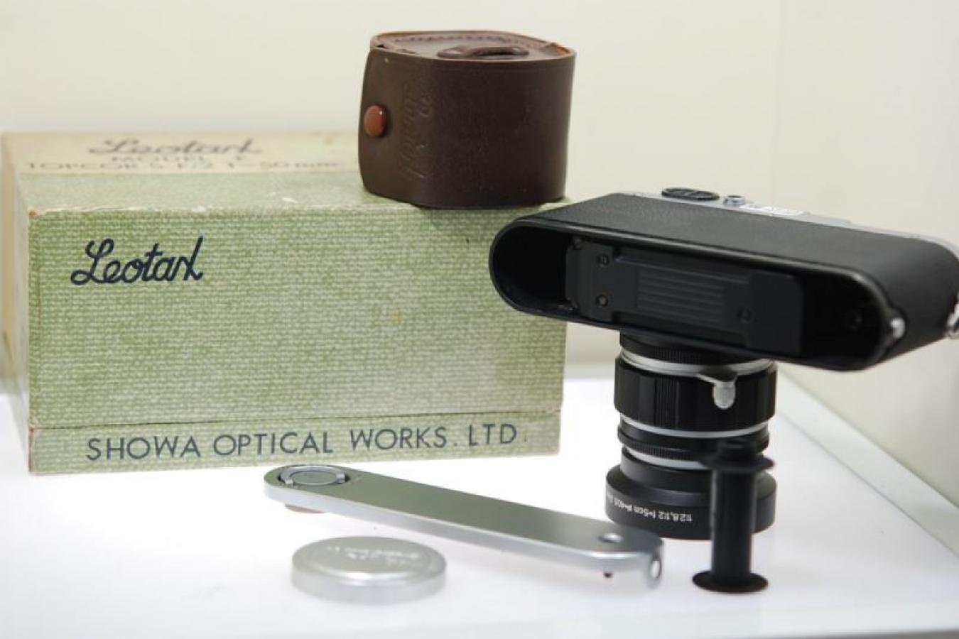 レオタックス F トプコールS 5cm F2付 【純正フード、元箱付】