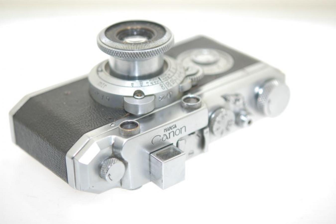 精機光学 HANZA Canon Nikkor 50mm F3.5付 【レンズは黒帯最初期 ボディシリアル?3ケタ】  