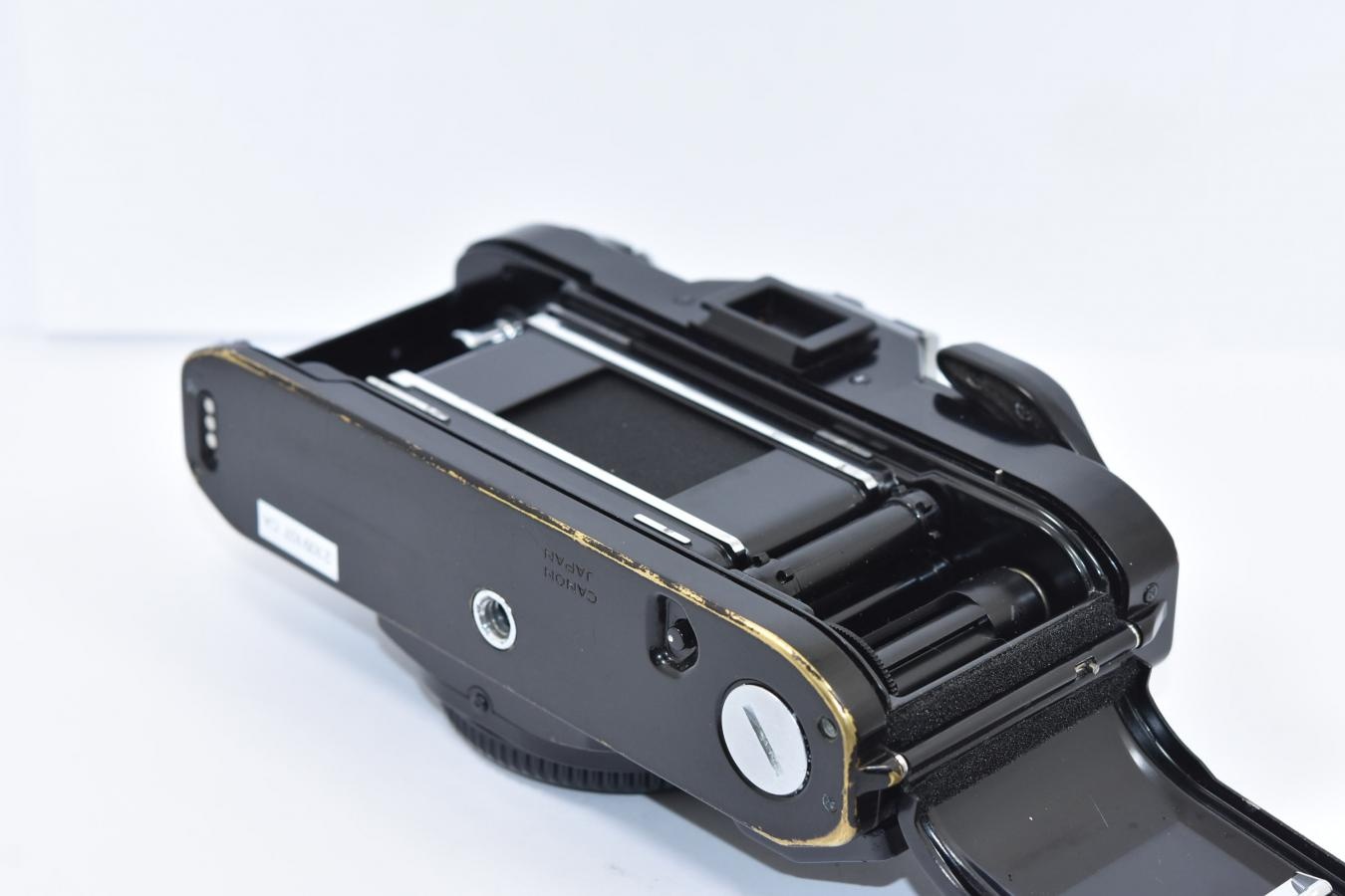 Canon AE-1 PROGRAM ブラック パームグリップ付【モルト交換済 シャッター鳴きなし】