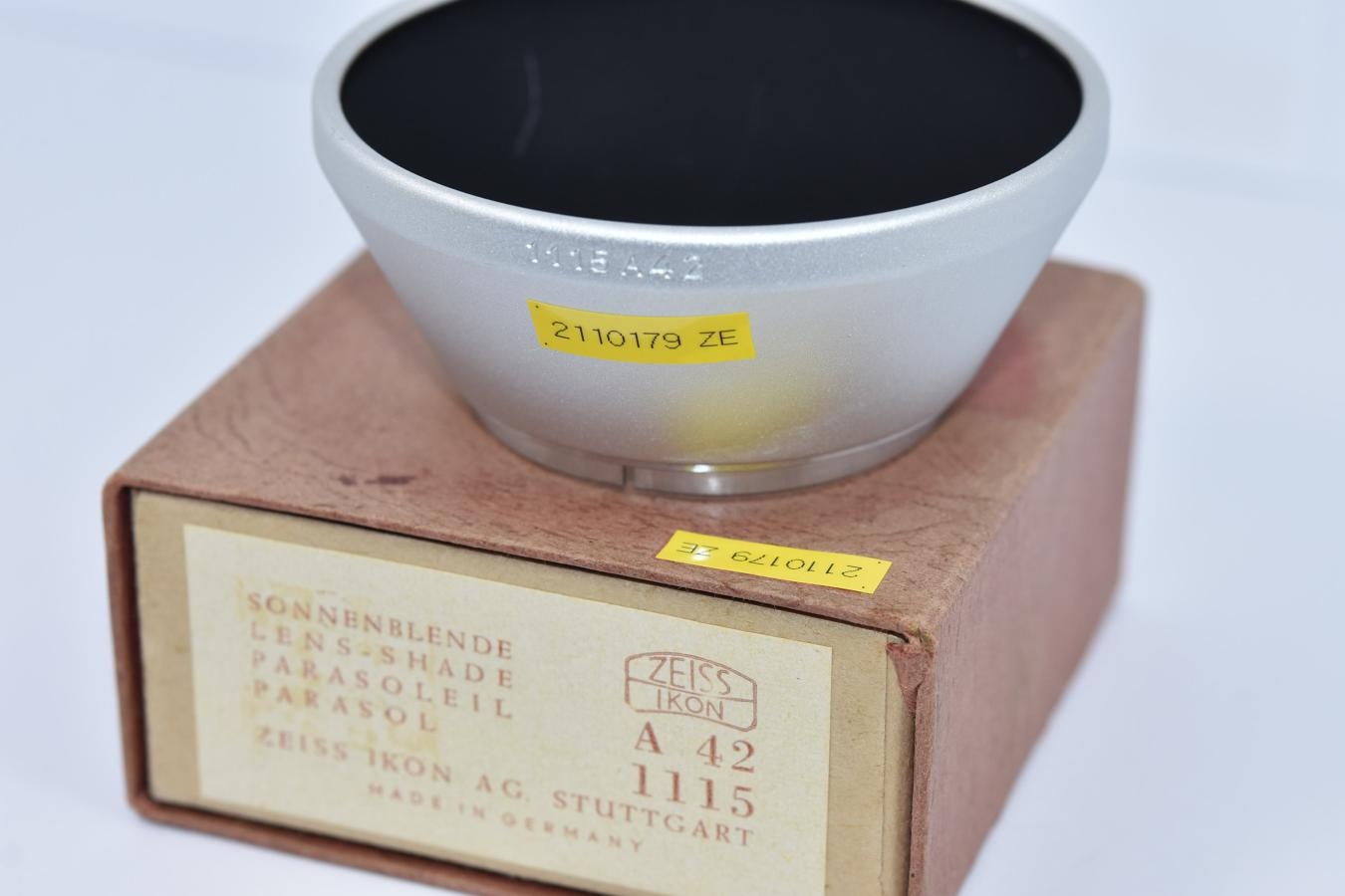 【希 少】Zeiss Ikon 1115 A42 【内径42mm被せフード 元箱付】