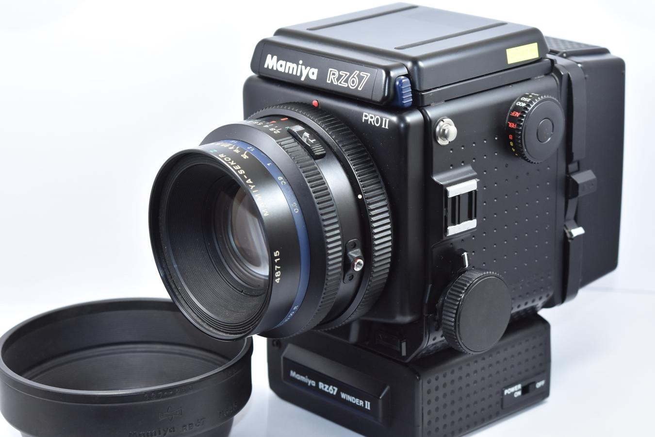 【希 少】Mamiya RZ67 PROFESSIONAL II MAMIYA-SEKOR Z 110/2.8 W付 【120ROLL FILM HOLDER、WINDER II付】