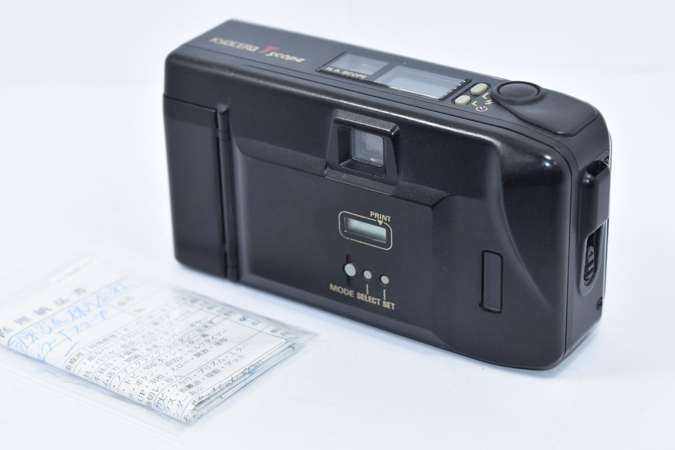 【希 少】KYOCERA Tscope 整備済【Carl Zeiss T* Tessar 35/2.8 レンズ搭載】