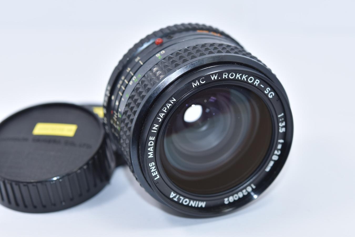 MINOLTA MC W.ROKKOR-SG 28mm F3.5【カメラ女子に絶大な人気のオールドレンズ】