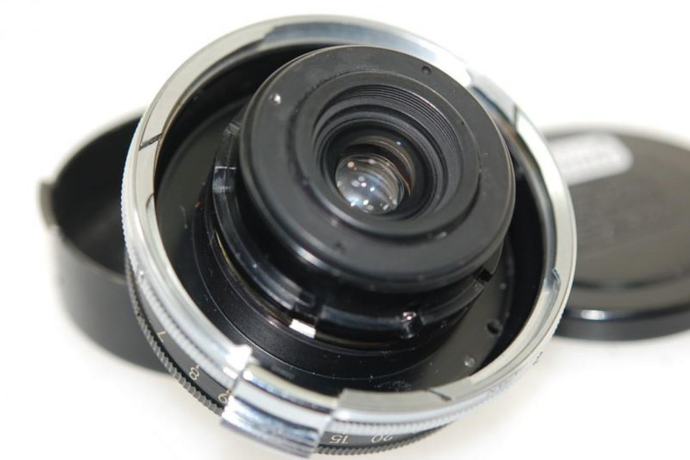 日本光学 W-NIKKOR 2.8cm F3.5 ブラック L#719000キリ番 【ニコンSマウントレンズ】