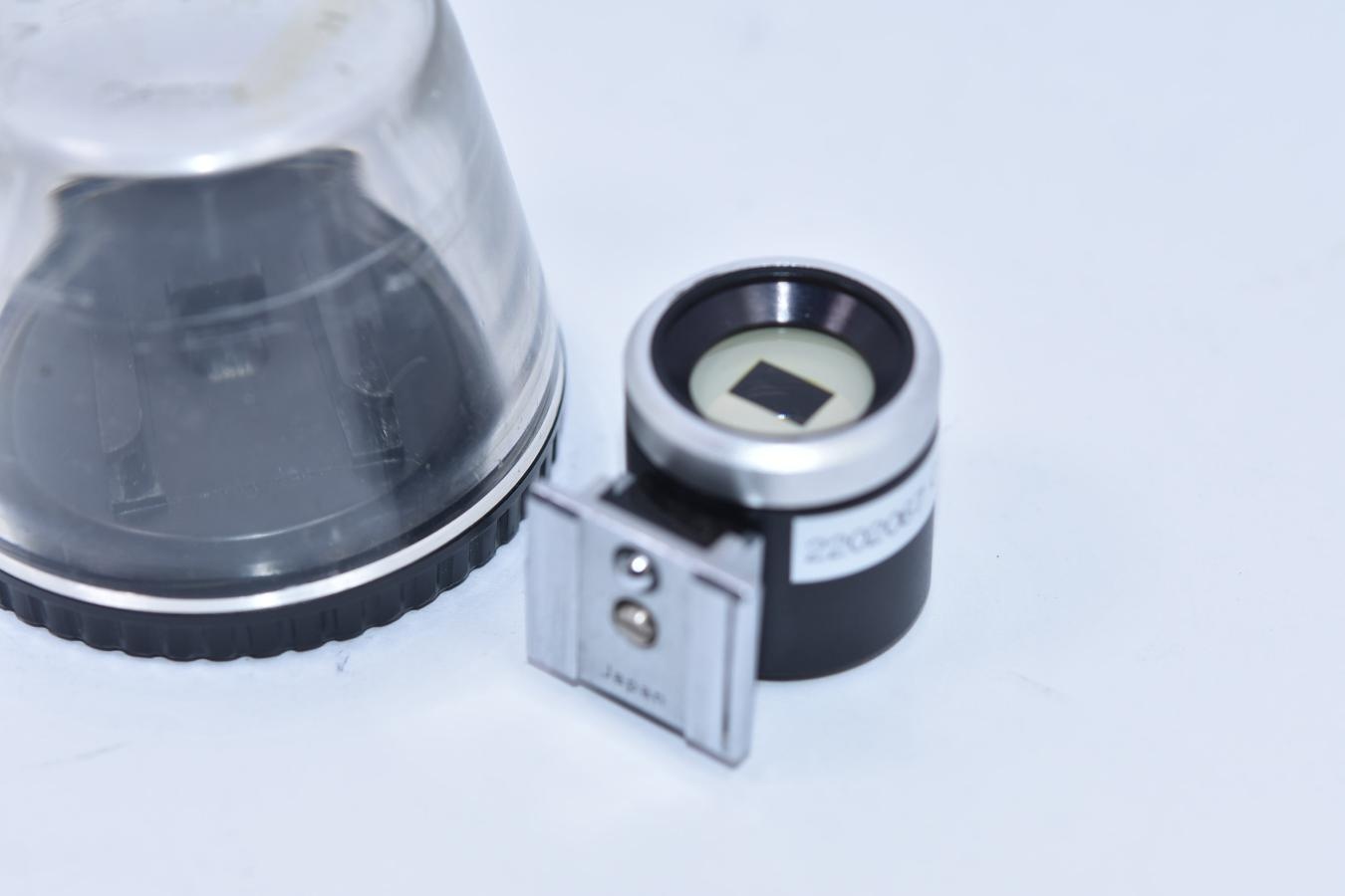 Canon 100mm VIEW FINDER 純正プラスチックケース付 【パララックス自動補正型】