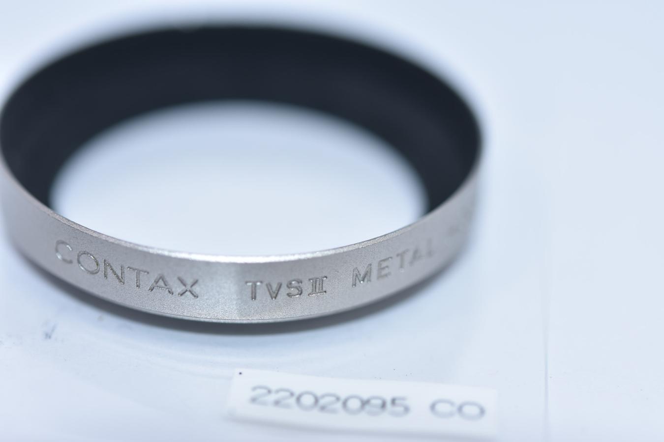 【希 少】CONTAX TVS II METAL HOOD