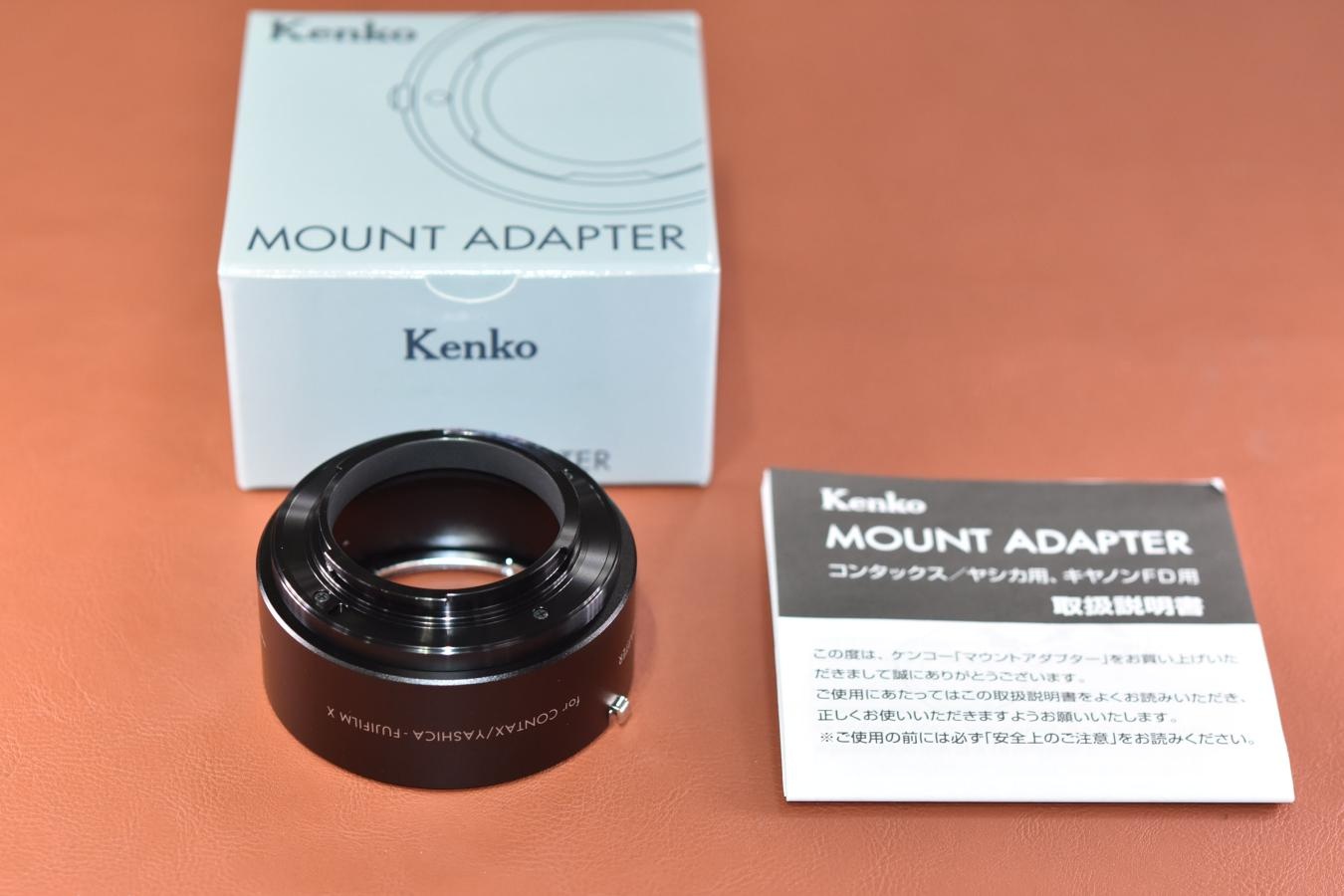 【新品未使用 特価ご奉仕】Kenko MOUNT ADAPTER C/Y-FUJI X変換アダプター 【信頼の日本製 価格.com 最安値より安い!!】