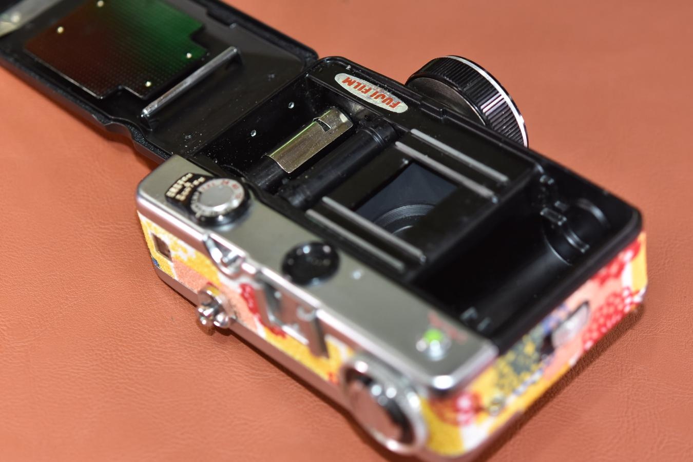 【リメイクカメラ】 FUJICA Drive モルト交換済【FUJINON 2.8cm F2.8 レンズ搭載】